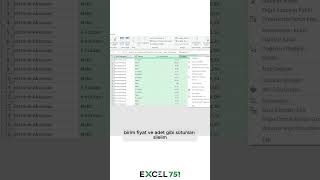 Power Query ile Tablonuzdan Farklı Görünümler Oluşturun | EXCEL 751