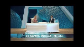 Paula Trapani pregunta al Dr. Andersson por el Alzheimer en Tesis de Salud