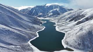 This is New Zealand from the Air - in Winter