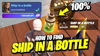 How to EASILY Destroy Structures or Objects with a SHIP IN A BOTTLE Mythic Location - Fortnite