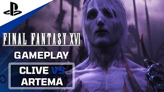 FINAL FANTASY 16 Gameplay CLIVE vs ARTEMA | PS5