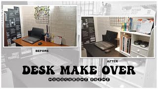 Makeover meja belajar - Room Makeover || Shopee haul & Lazada Haul