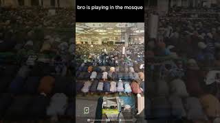 Bro is playing Warzone in the mosque 😂 #warzoneclips