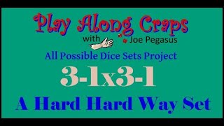 3-1 x 3-1 Dice Set On Soft Table