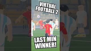 LAST MINUTE WINNER 🥶 #roblox #dullahandylan #virtualfootball2 #robloxfootball #footballshorts