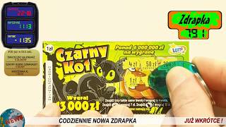 Zdrapka # 791 Czarny kot