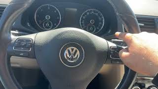 2014 Volkswagen Passat Oil Life Reset