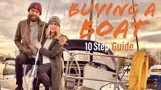 BUYING A BOAT: 10 Step Beginners Guide l Ep.4