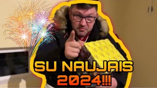 SU NAUJAISIAIS VISUS !!! GERU 2024 #lietuviskai #furistas #newyear2024