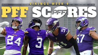 Vikings Week 4 PFF Scores In Win Over the Packers