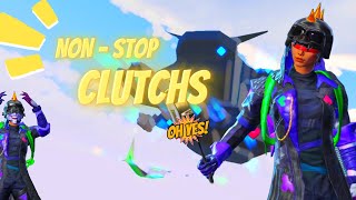 NON.STOP CLUTCH.😱 ll 4 FINGER GAMEPLAY ll BGMI