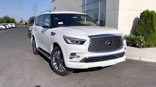 2021 INFINITI QX80 Sensory 4WD Quick Walkaround and Introduction (IN4078)