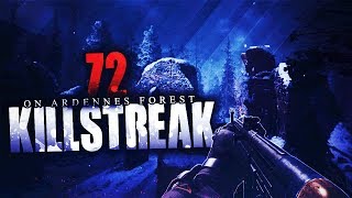 WW2: 72 Killstreak and 105 Kills w/ Heroic STG44 Serum II on Ardennes Forest