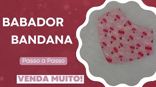 Babador Bandana Para Bebê I Passo a Passo I Faça e Venda!