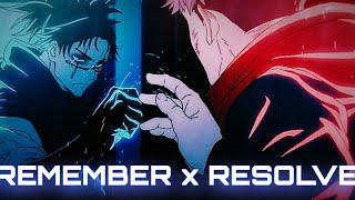 REMEMBER x RESOLVE | 'BLACK FLASH AMV [4K]| Owen Paul Music