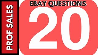 20 Common Ebay Questions Sellers Want Answered