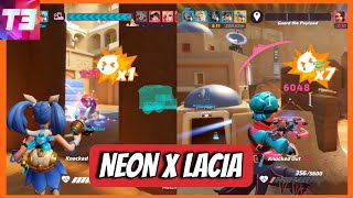 NEON X LACIA | T3ARENA RANKED HIGHLIGHTS #76 | SUPERSTAR ♨️ GAMEPLAY