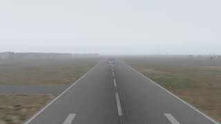 Boeing 737 Patna Airport foggy Landing