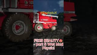 Farming Simulator 25 - Wet Mud Physic! #shorts #fs25 #newgame