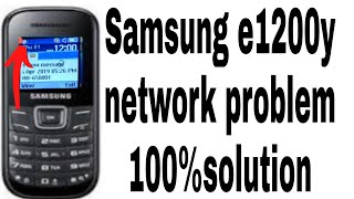 Samsung e1200y network problem