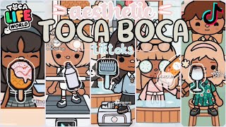 🍒45 minutes of Aesthetic Toca Boca (routines, roleplay, cooking etc.)| Toca Boca