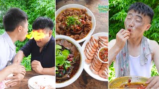 Spicy Food Challenge of Ermao! || Funny Mukbang || Comedy Video || Songsong and Ermao