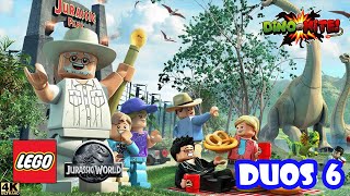 FATHER AND SON PLAY LEGO JURASSIC WORLD | DUOS 6 | GAMEPLAY WALKTHROUGH