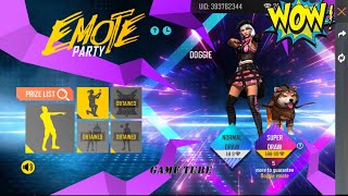 Doggy Emot | New Event | Emot Party | Garena Free Fire