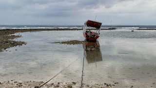 Deruan Ombak Pantai di Gili Trawangan, Lombok, Indonesia  | Awesome Morning Beach Sound Waves