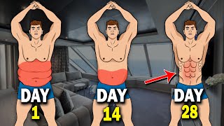 Full Body Standing Workout to Get 6 Pack Abs