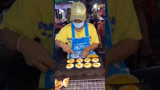 Asian street food Thai Banana Cake