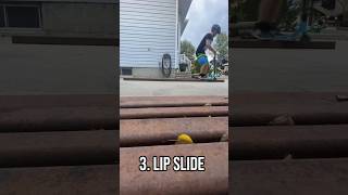 First scooter rail grinds! #boardslide #scooter #rail #grind #scootering #shorts #shortsfeed