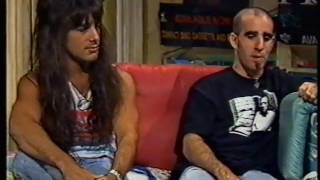 Anthrax - Interview 1990 Scott Ian / Dan Spitz "345 Live" New Zealand TV