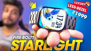 This *BUDGET LUXURY* Smartwatch Under ₹2000 Rs. is VFM!! ⚡️ Fire-Boltt STARLIGHT Smartwatch Review!