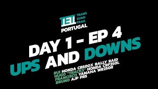 Trans Euro Trail - TET PORTUGAL Day 1 - Episode 4: Ups and downs.