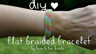 Flat Braid Waxed String Friendship Bracelets | Tutorial Inspired by Pura Vida Bracelets!