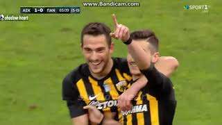 AEK - Παναιτωλικός 1-0 (Στιγμιότυπα του αγώνα) | Φάση των "16" 1η αγ.