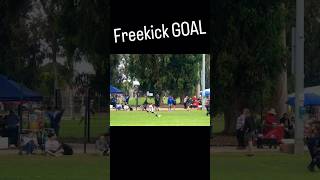 FREEKICK GOAL ⚽️ #soccer #messi #football #cr7