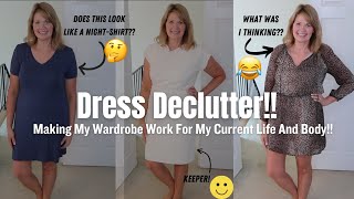 Wardrobe Declutter - Dresses! Making My Wardrobe Work For My Current Life And Body!