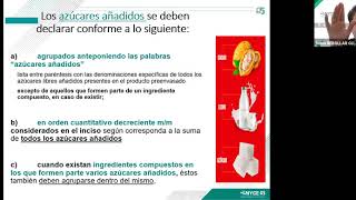 WEBINAR NYCE NOM-051-SCFI/SSA1-2010, Etiquetado para alimentos y bebidas no alcohólicas