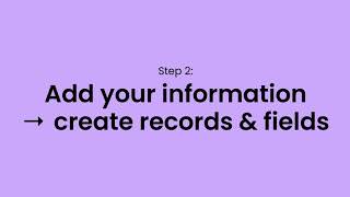 Add your information - Airtable tutorial (2 of 5)