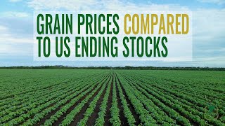 Cutting through the grain market noise | Grain Prices compared to US Ending Stocks