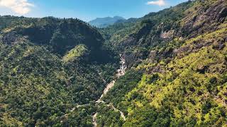 Ravana Waterfall ,Sri Lanka Aerial