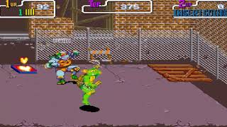 #9 Macete boss Metalhead TMNT - Turtles in Time Arcade