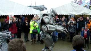 Dancing Robot at Santa Pod Easter Thunderball