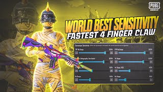 New Update 3.1⚡️Best Sensitivity Code + Control Settings for BGMI / PUBG MOBILE 2024