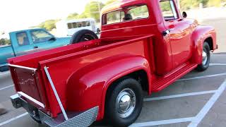 1956 Ford F100, test drive for bring a trailer, restored, disc brakes, P/S