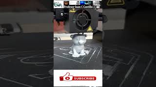 Impresión 3D, archivo de prueba perrito PUG #shorts