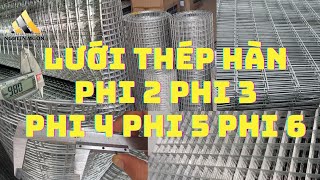 🔴 Lưới thép hàn phi 2 phi 3 phi 4 phi 5 phi 6 _ Giá Rẻ