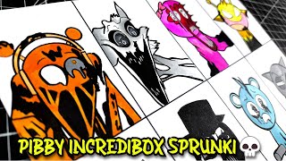 Рисование Friday Night Funkin' Pibby Pink Eye // Полная история | Incredibox Sprunk⚠️Спрунки глючили